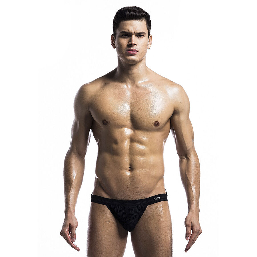 MOB – COSTUME DA BAGNO FETISH JOCKSTRAP NERO TAGLIA L 4