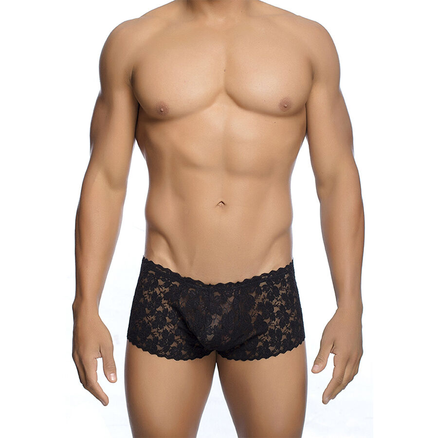MOB – BOXER IN PIZZO NERO TAGLIA L/XL 3