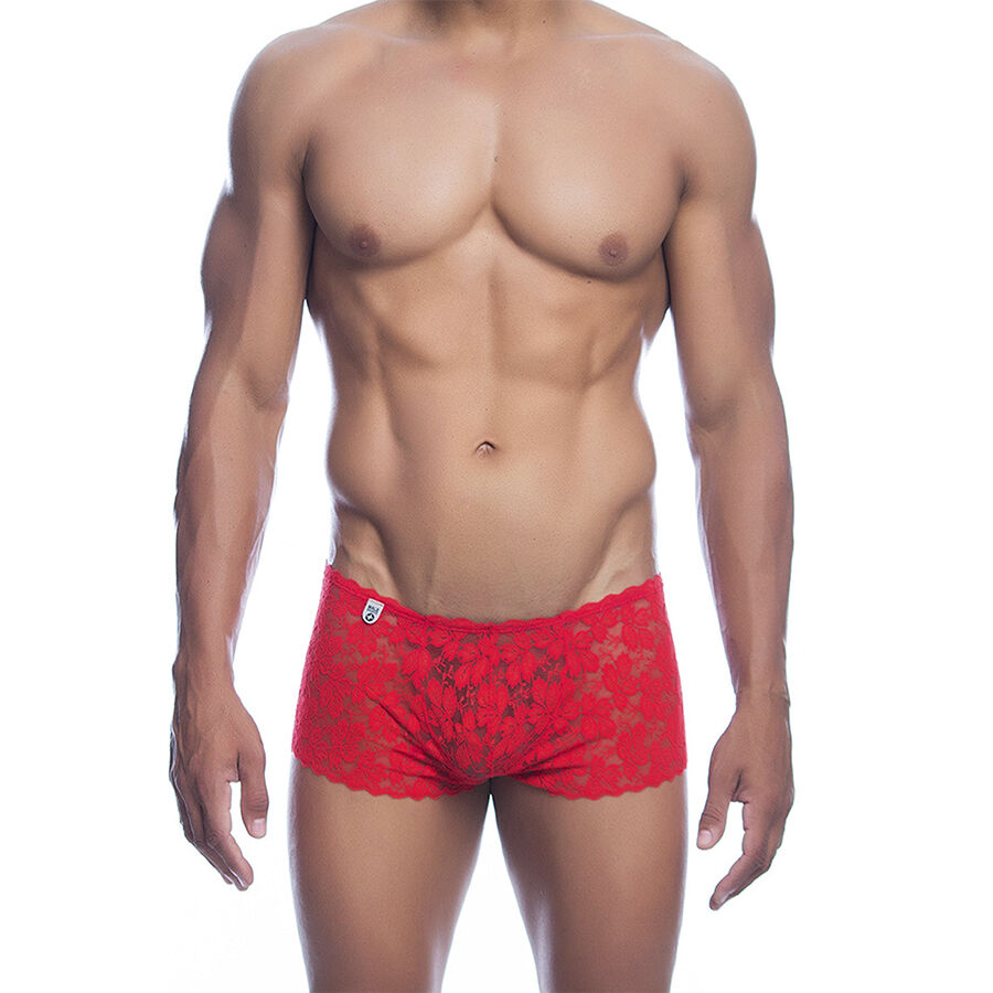 MOB – BOXER IN PIZZO ROSSO TAGLIA L/XL 3