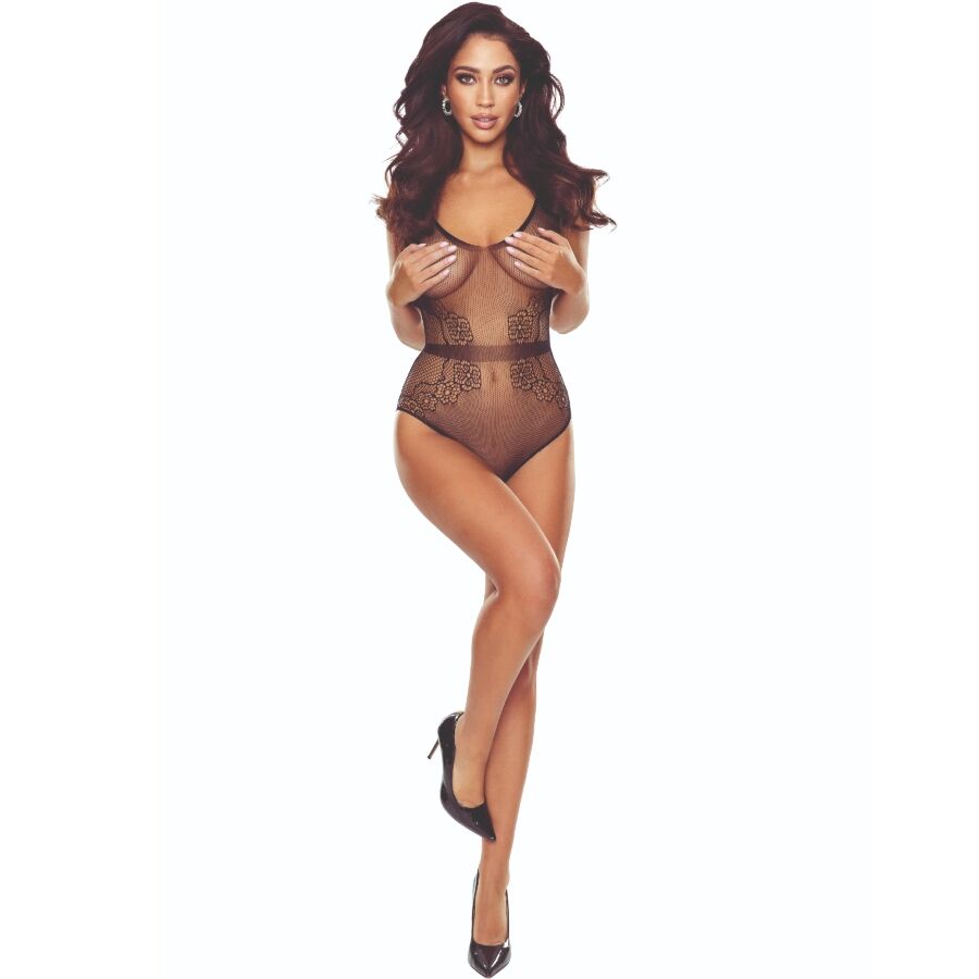 PASSION – BS115 BODYSTOCKING A GRIGLIA NERA