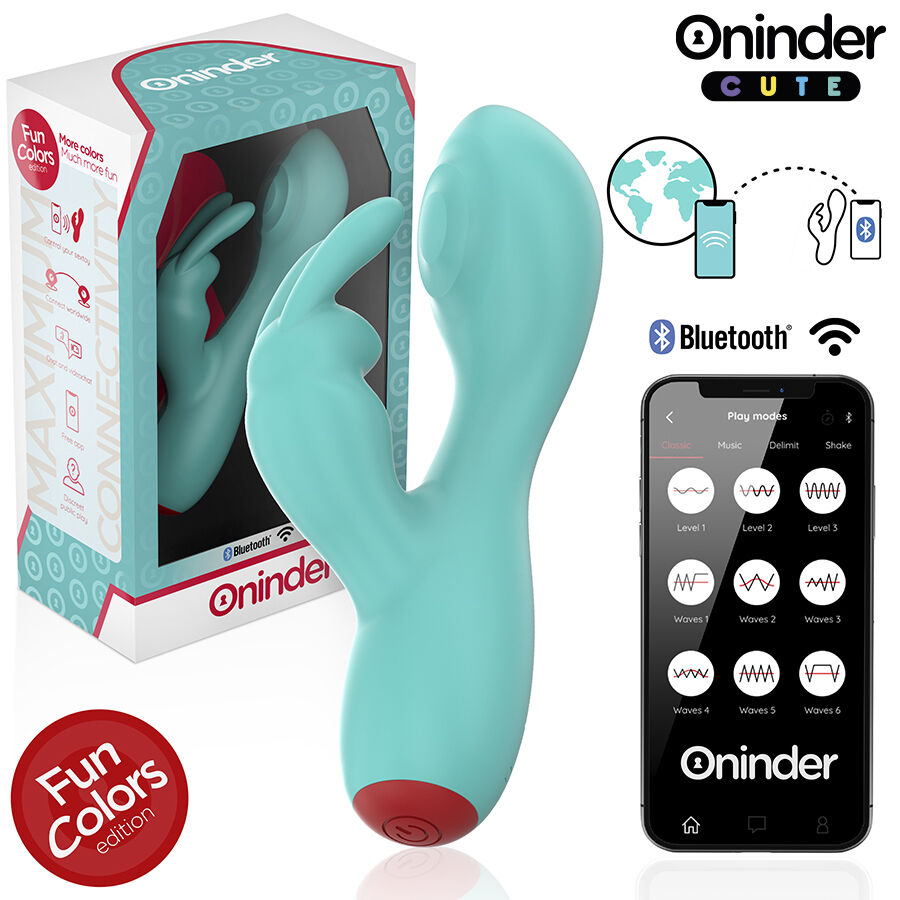 Vibratore Clitorideo Punto G Oninder Cute Love Bunny con App