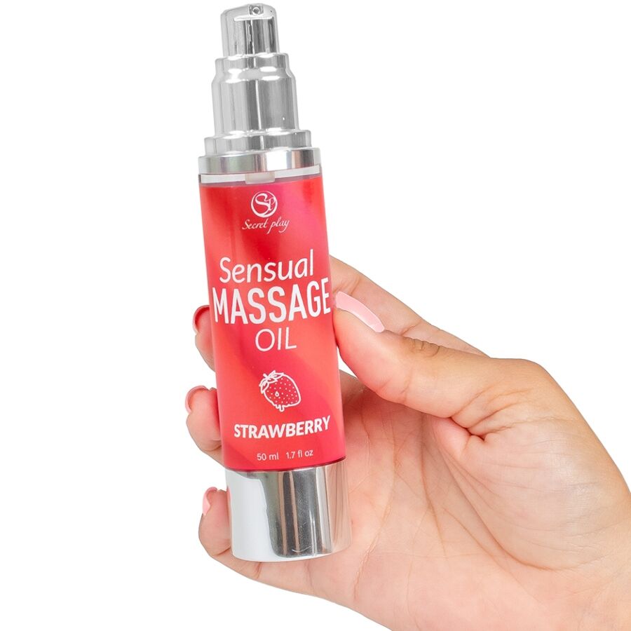 Olio Per Massaggi Secretplay Alla Fragola 2 Olio Per Massaggi Secretplay Alla Fragola 2