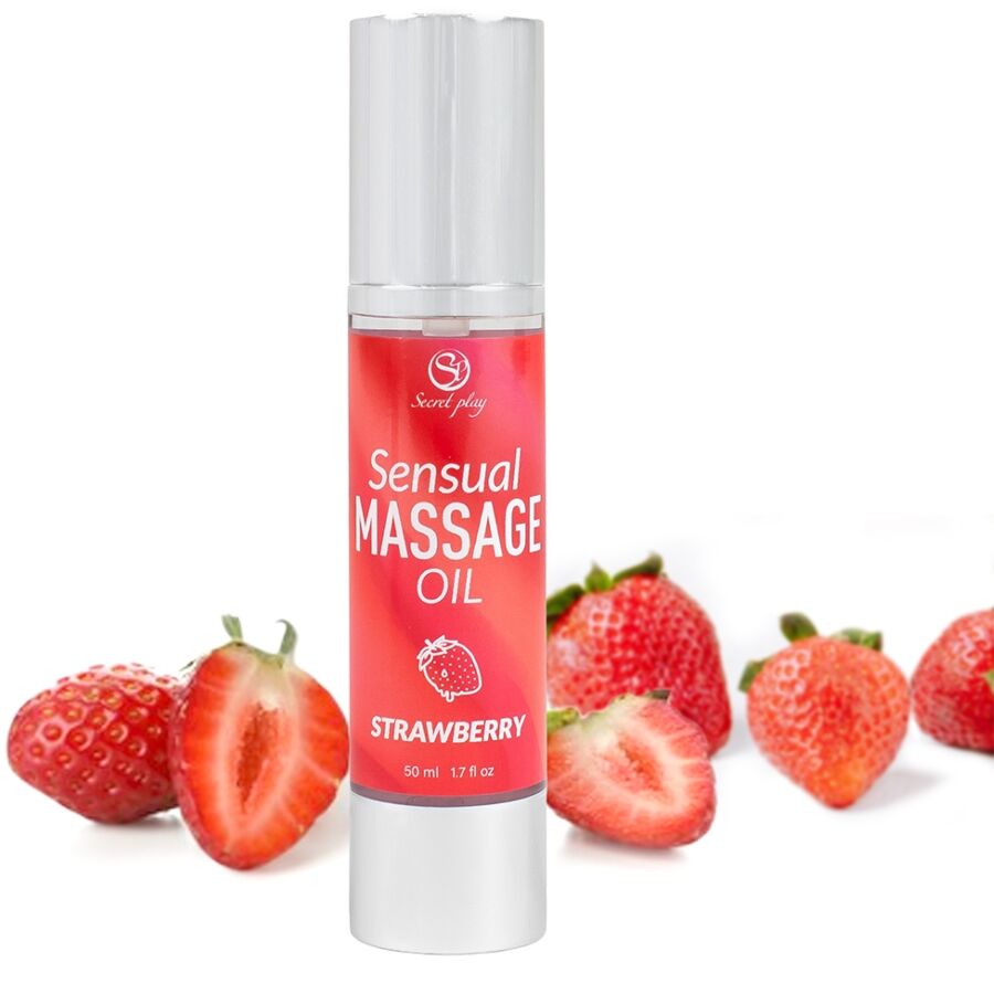 Olio Per Massaggi Secretplay Alla Fragola 3 Olio Per Massaggi Secretplay Alla Fragola 3