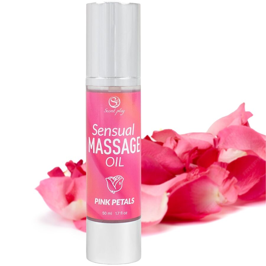 Olio Da Massaggio Secretplay Ai Petali Rosa 3 Olio Da Massaggio Secretplay Ai Petali Rosa 3