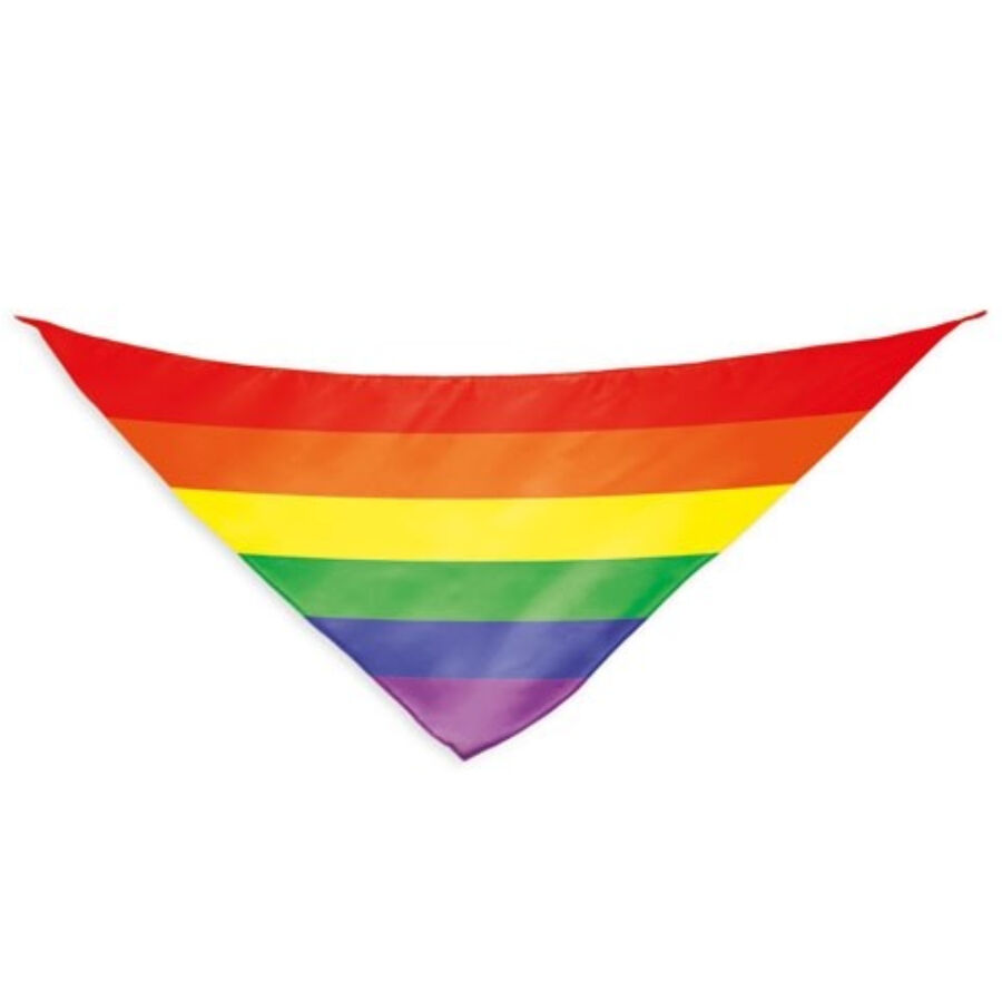 PRIDE – SCIARPA IN COTONE CON BANDIERA ARCOBALENO