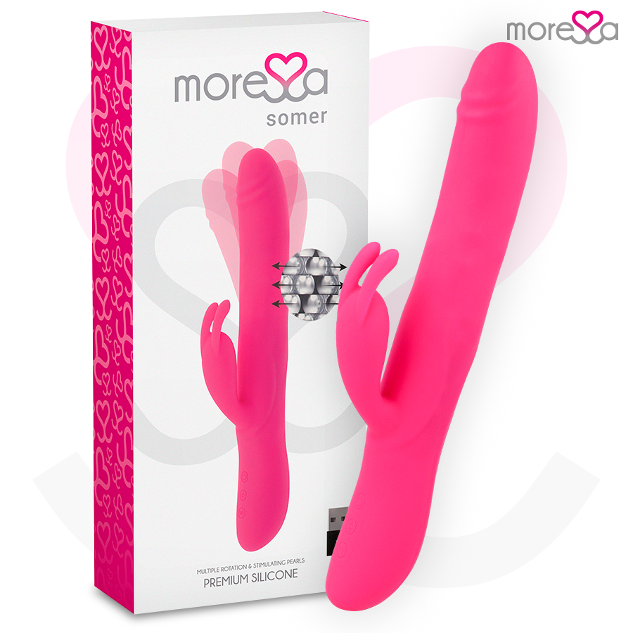 MORESSA SOMER PREMIUM VIBRATORE MULTIPLA FUNZIONE DI ROTAZIONE