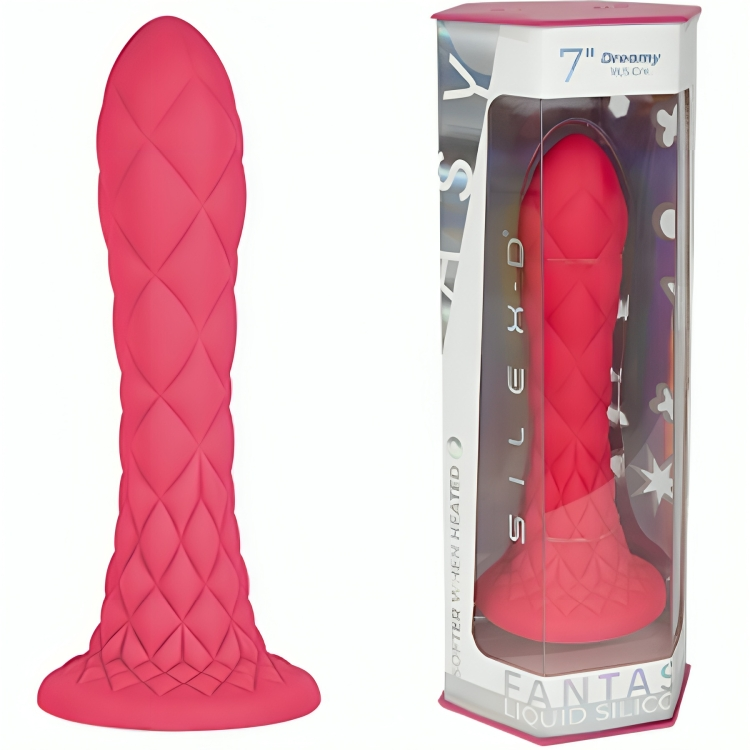 SILEXD – DILDO DA SOGNO FANTASY SILICONE LIQUIDO TERMOREATTIVO VIOLA 18,5 CM 3