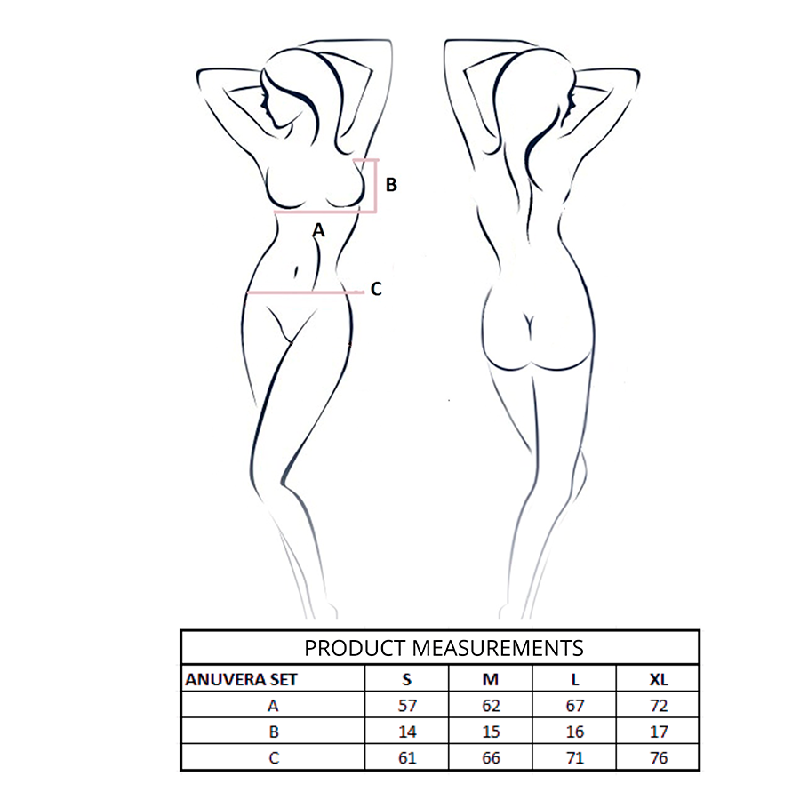 Completo Sexy Passion Anuvera Due Pezzi Bianco S/M 4 Completo Sexy Passion Anuvera Due Pezzi Bianco S/M 4