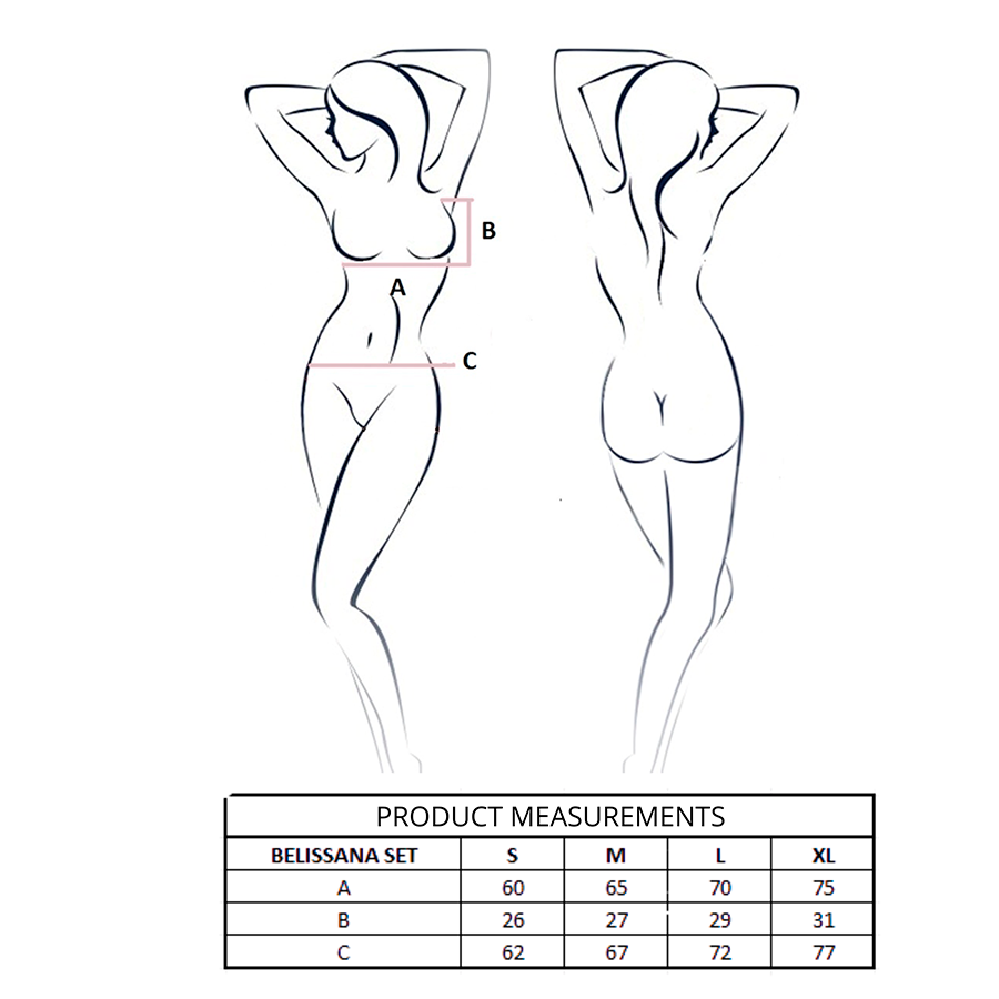 Completo Sexy Passion Belissana Reggiseno e Perizoma Blu S/M 7 Completo Sexy Passion Belissana Reggiseno e Perizoma Blu S/M 7
