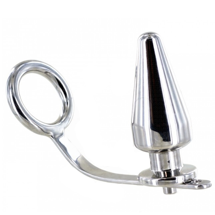 RUBINETTO IN METALLO CON SPINA ANALE 50 X 50 MM