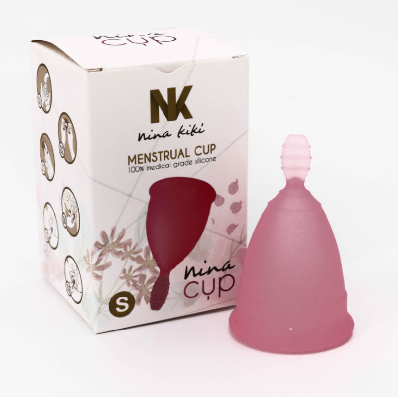 COPPA MENSTRUALE NINA TAGLIA S ROSA 6 + 1 GRATIS