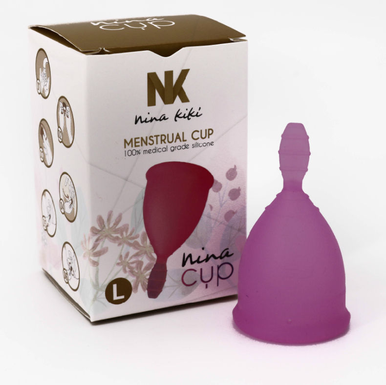 NINA CUP MENSTRUAL CUP TAGLIA L LILLA 6 + 1 OMAGGIO