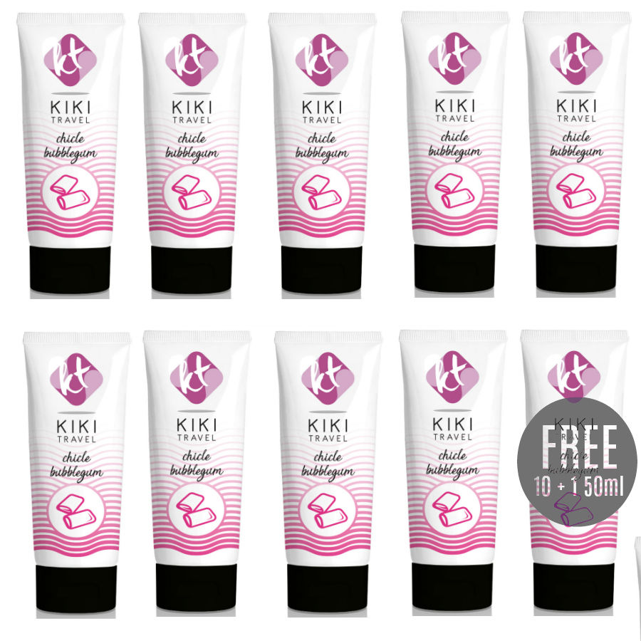 KIKÍ TRAVEL – LUBRIFICANTE GUSTO GUM 50ML 10+1 IN OMAGGIO