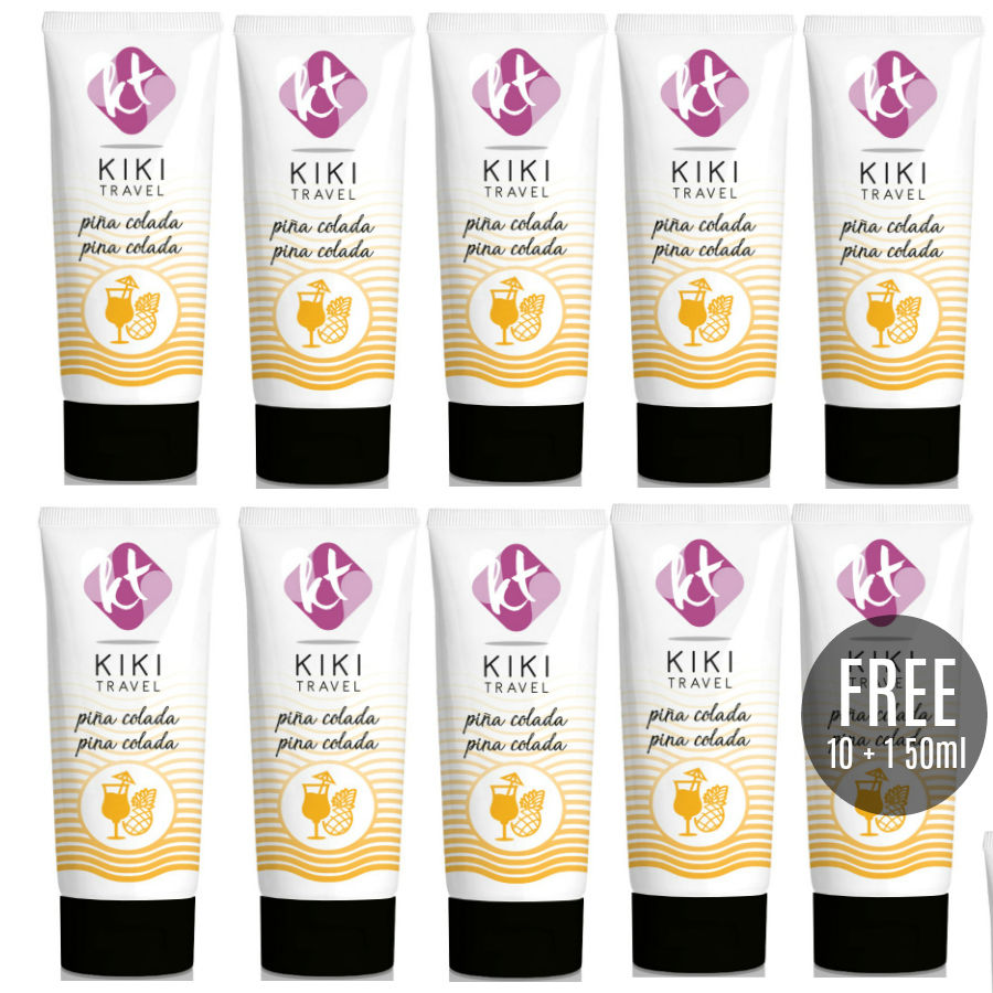 LUBRIFICANTE KIK TRAVEL PINA COLADA 50 ML 10 + 1 OMAGGIO