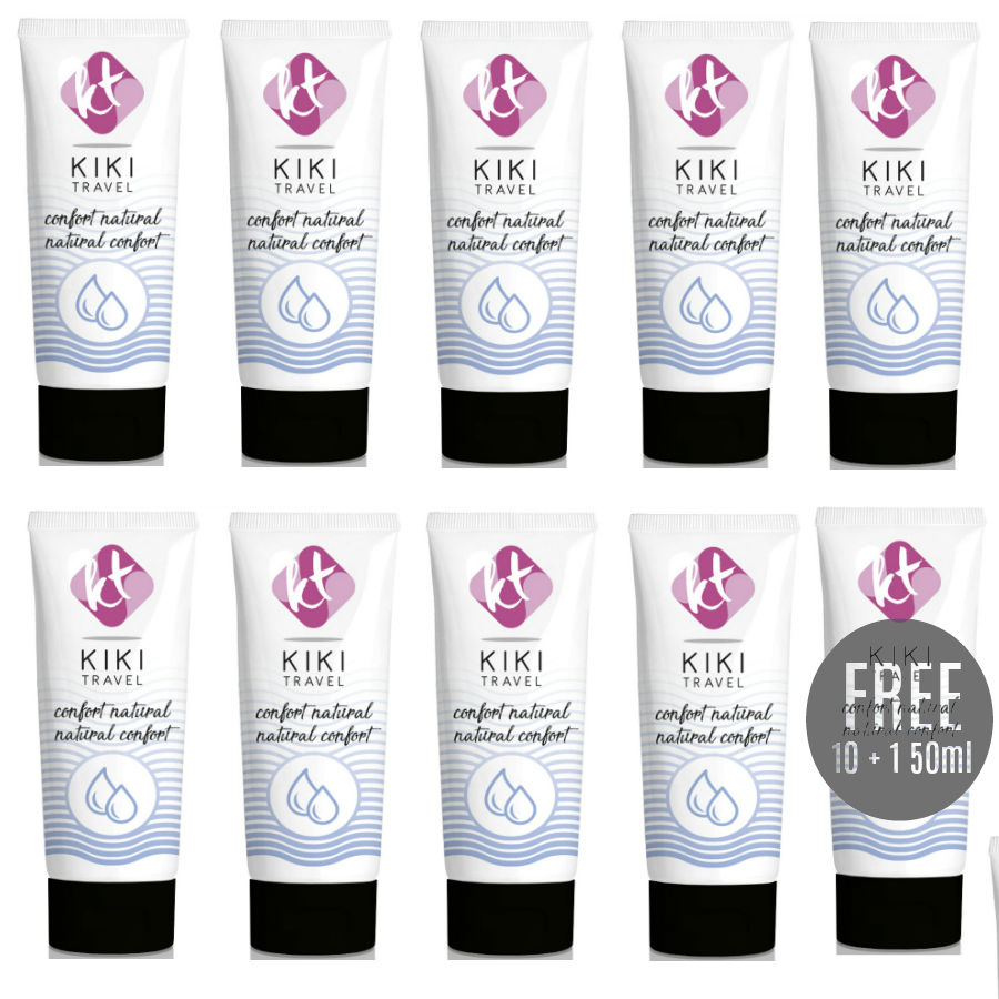LUBRIFICANTE NATURALE KIK TRAVEL CONFORT 50 ML 10 + 1 OMAGGIO