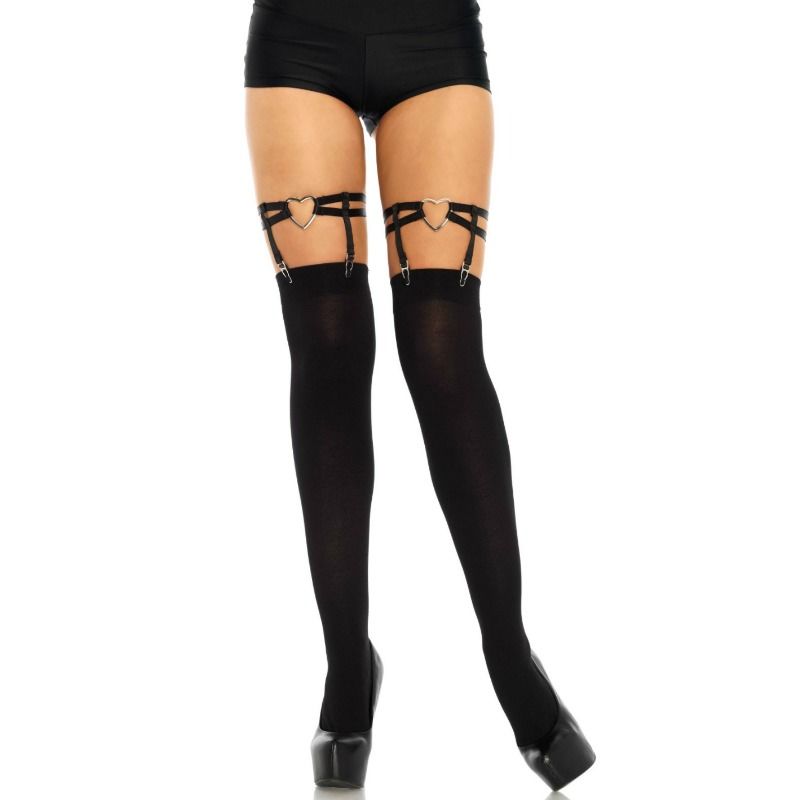 LEG AVENUE – Giarrettiere a doppia cinghia TAGLIA UNICA