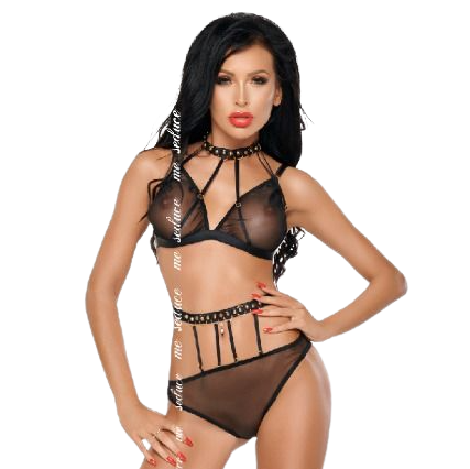 SET DUE PEZZI ME-SEDUCE DOTTY NERO S / M 3