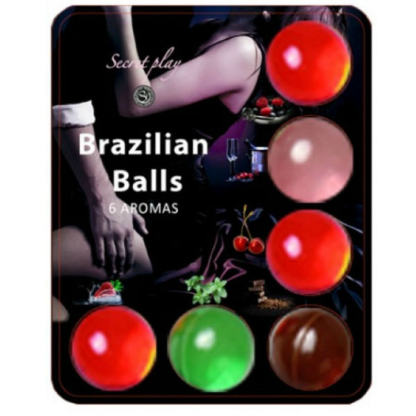 LUBRIFICANTE 6 PALLINE CALDE ALL’AROMA DI FRUTTA