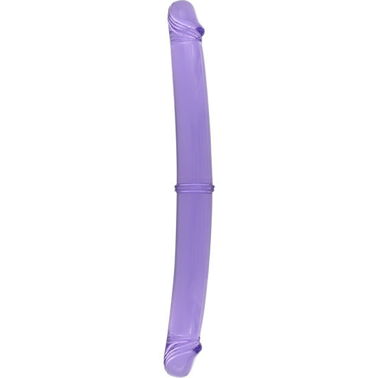 SEVENCREATIONS DOPPIO PENE 30 CM VIOLA