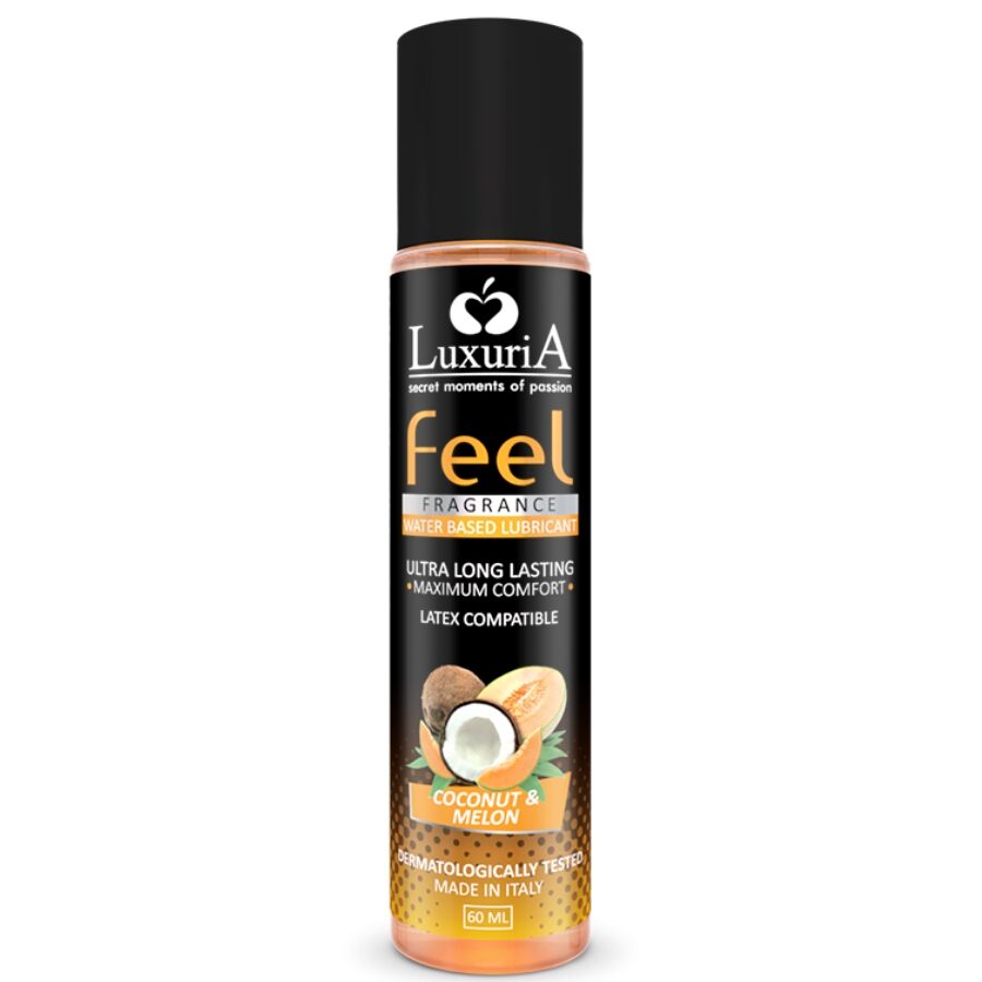 LUXURIA FEEL LUBRIFICANTE A BASE DI ACQUA COCCO E MELONE 60 ML